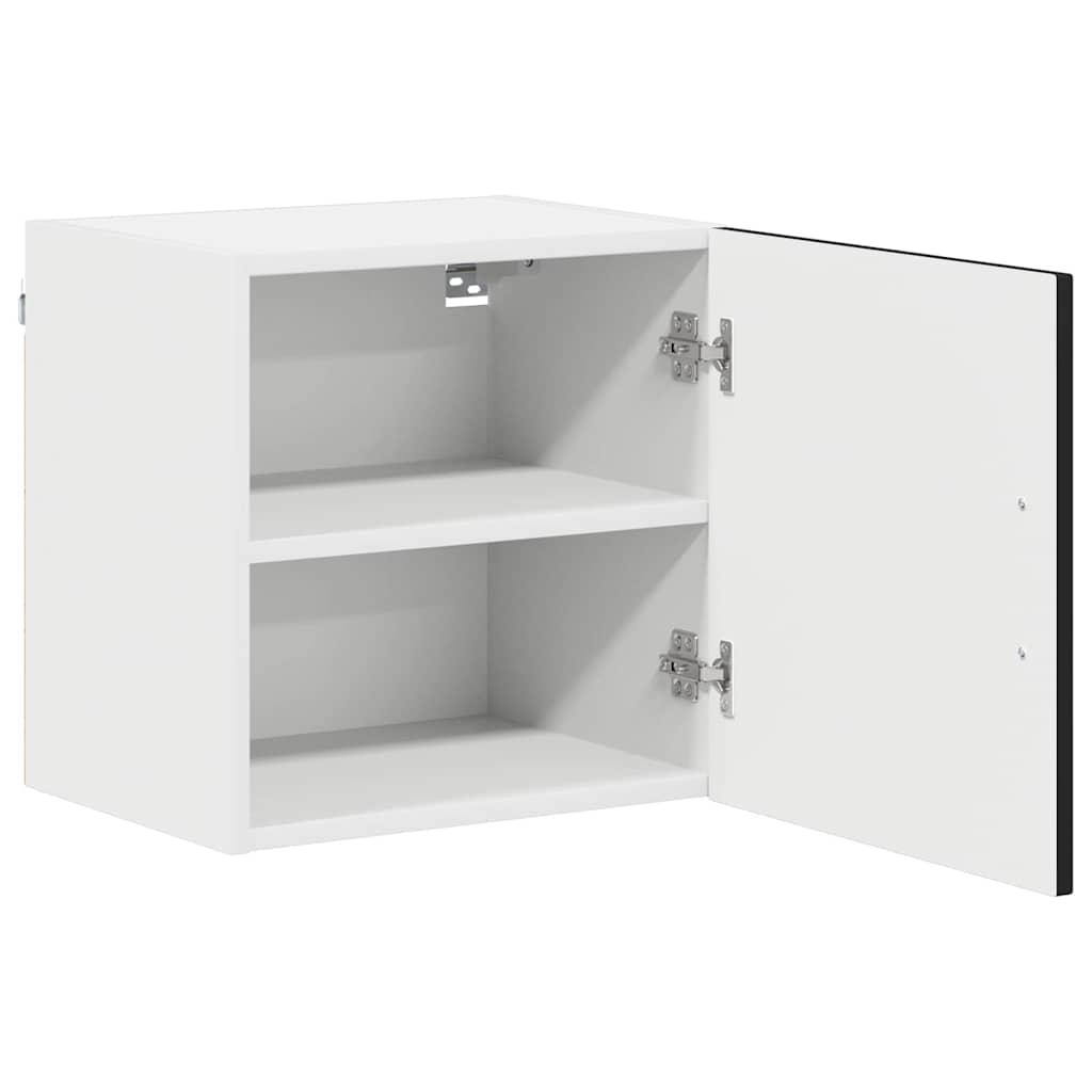 Kitchen Wall Cabinet with Shelf 2 pcs Black 40 x 31 x 40 cm